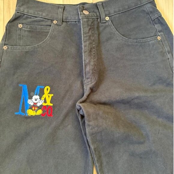 Mickey &amp; Co Vintage Mom Jeans – Embroidered Logo, Size 32 - Picture 6 of 8